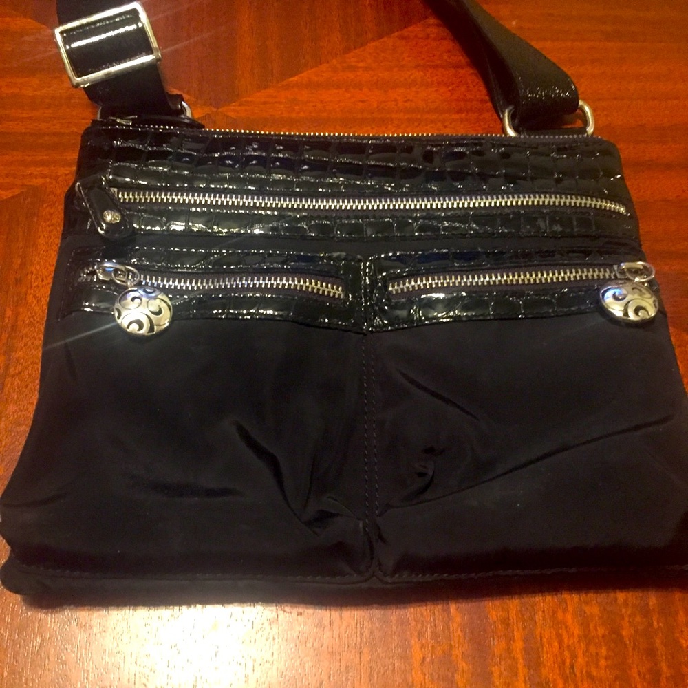 Vintage BRIGHTON black purse handbag crossbody